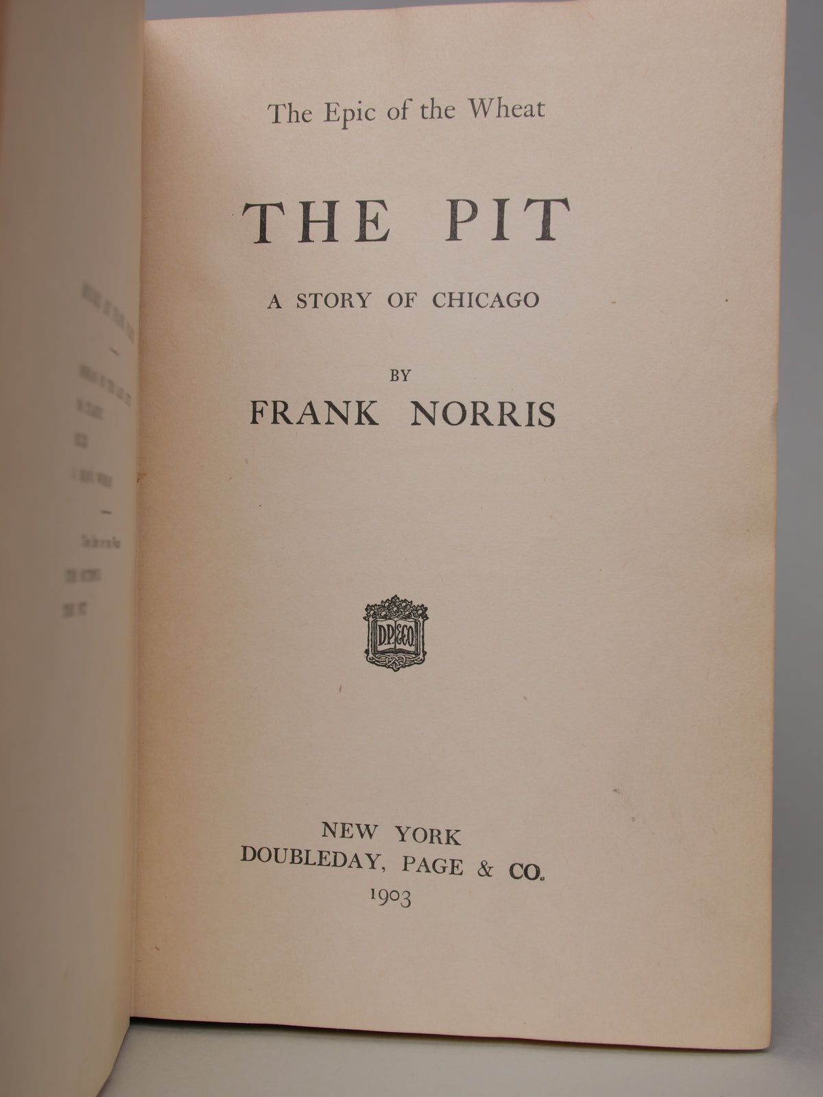 The Pit: A Story of Chicago