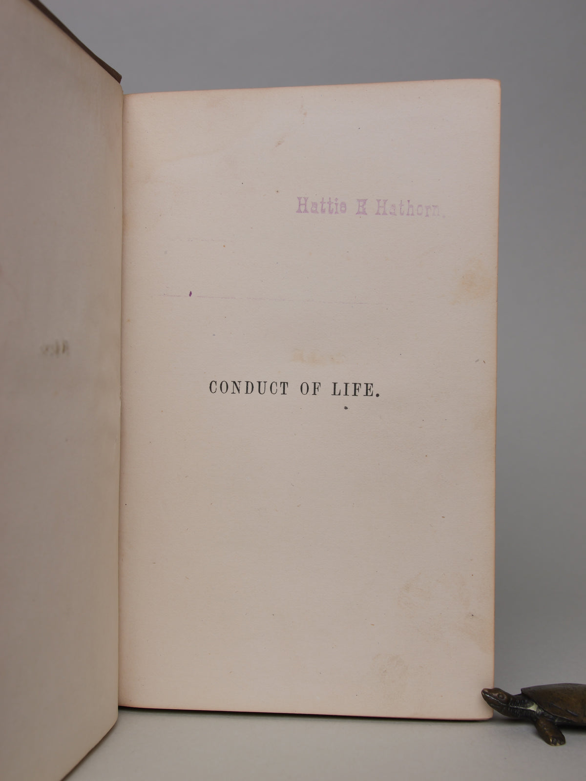 The Conduct of Life