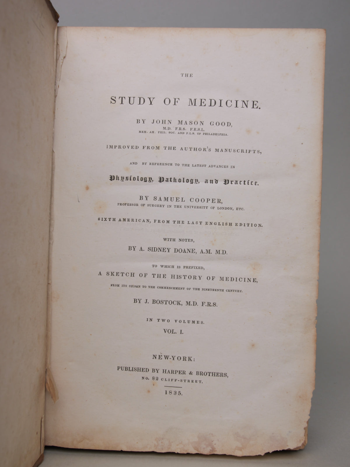 The Study of Medicine