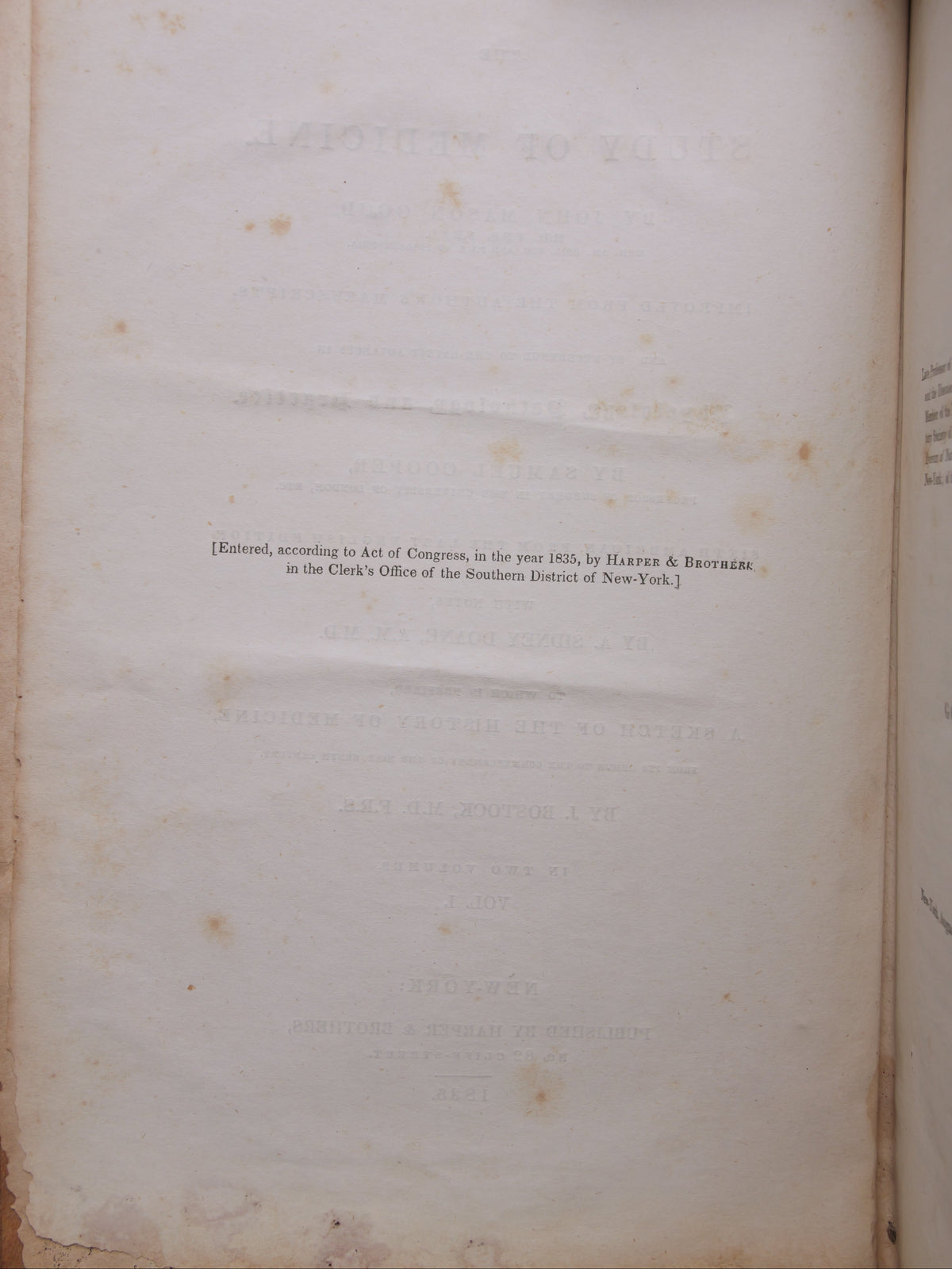 The Study of Medicine